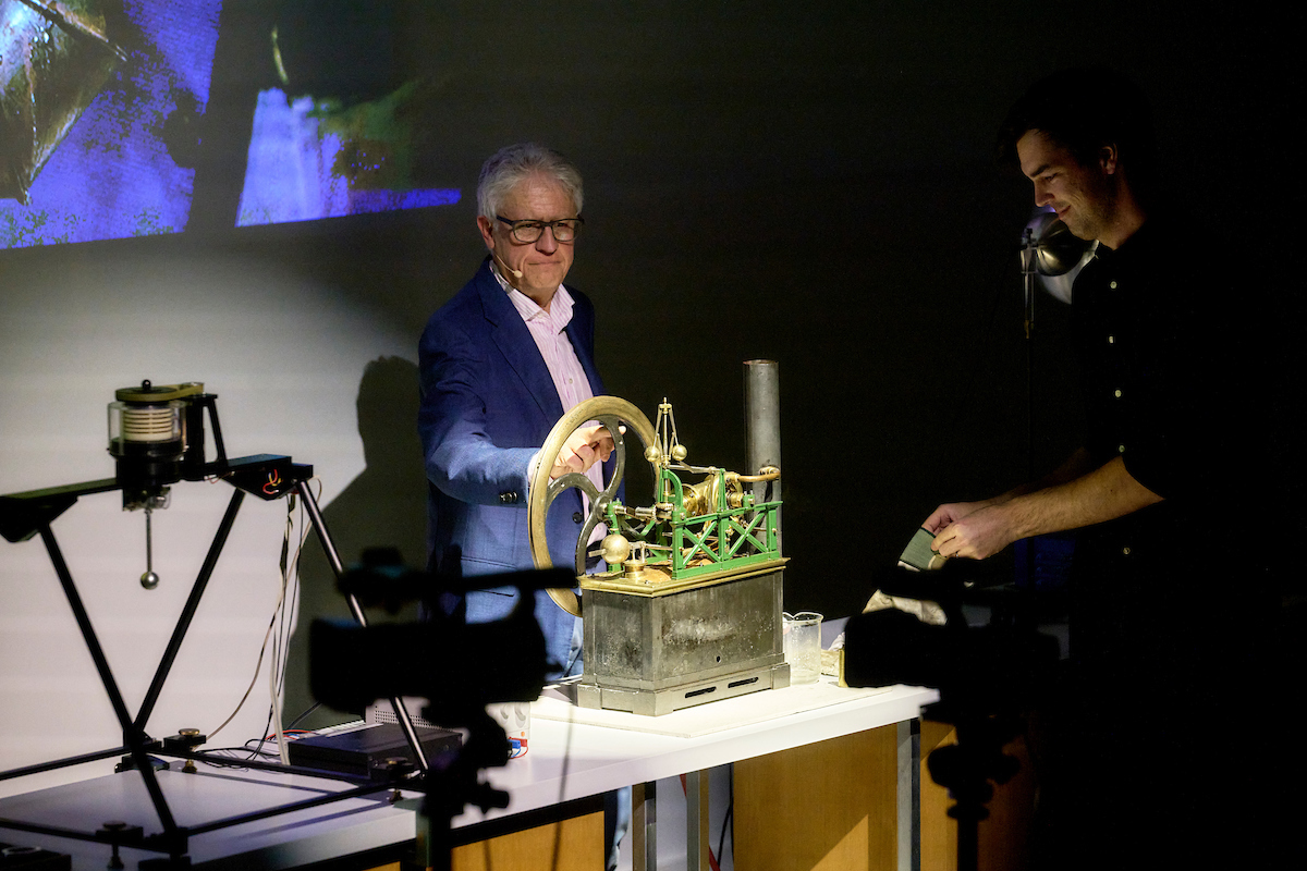 Thomas Stocker during his farewell lecture